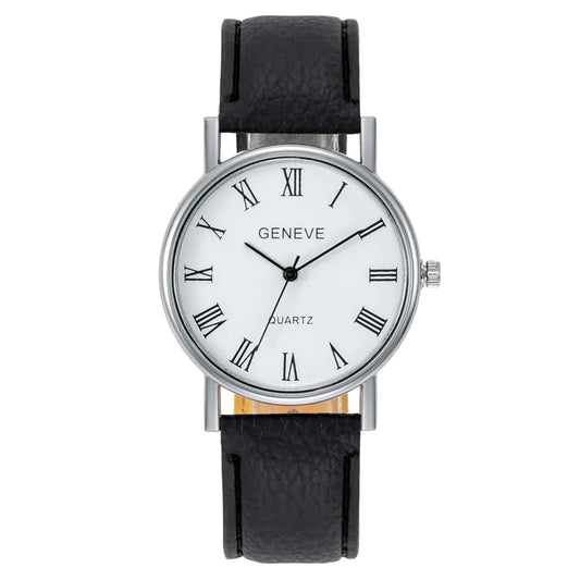 Genuine Leather Couple's Watches