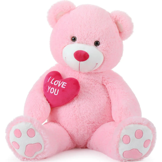 36” Large Teddy Bear Plush with “I Love You” Heart