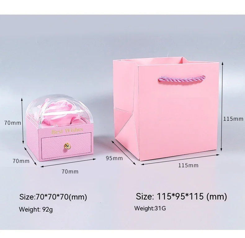 Rose Jewelry Storage Box