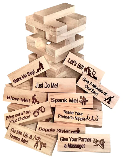 Couples’ Date Night Jenga Game